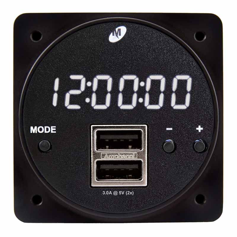 6420093-4_01.jpg Mid-Continent CH93 Digital Clock & High Power Dual USB Charger - Image 1