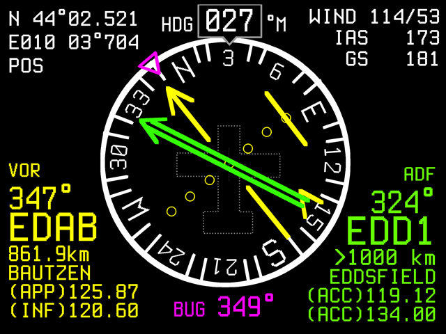 schermata_hsi AvMap Ultra EFIS HSI